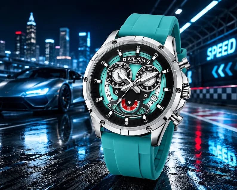 Sport Racer Chronograph Silicone